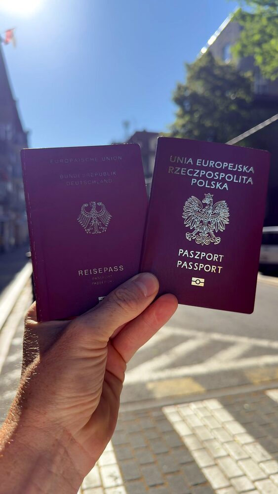 Marcins deutscher und polnischer Reisepass
